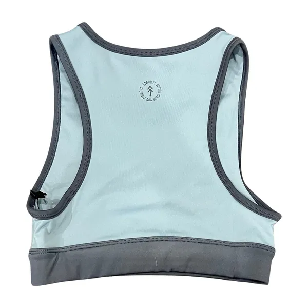 Parks Project Glacier Trail Blue Crop Top Sports Bra Bike Shorts Set XS NEW Tags - Image 6