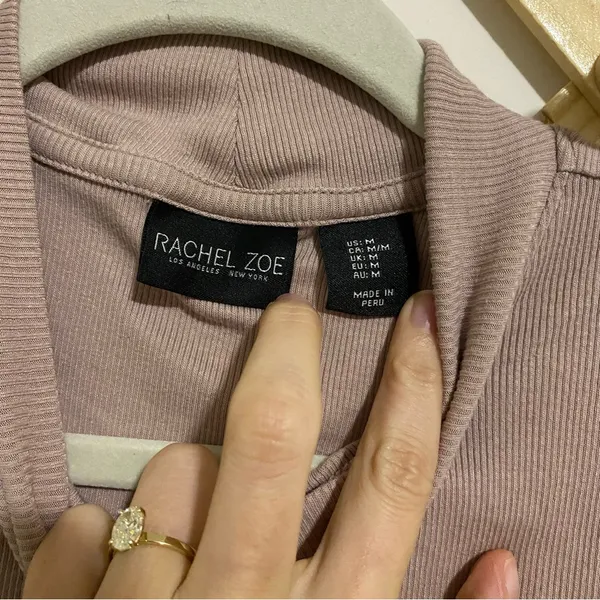 Rachel Zoe Taupe Knit Tank size Medium - Image 3