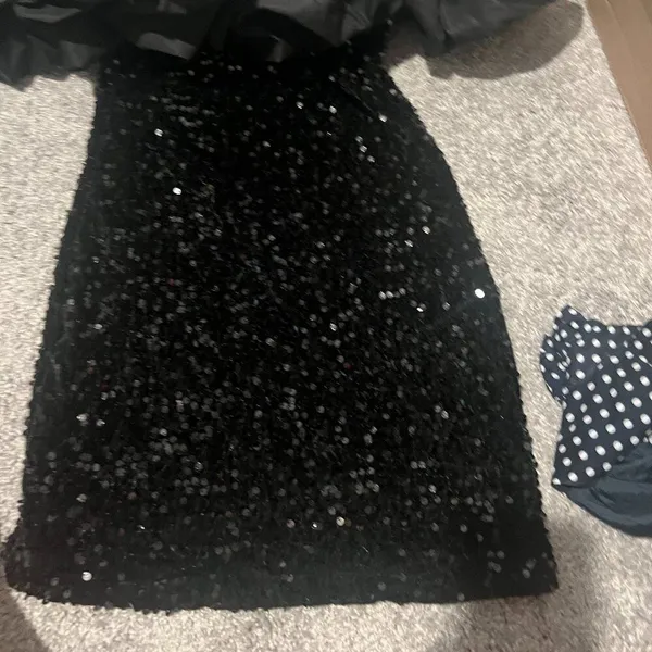 DO+BE Women's sequin mini Dress Black Size S‎ - Image 6