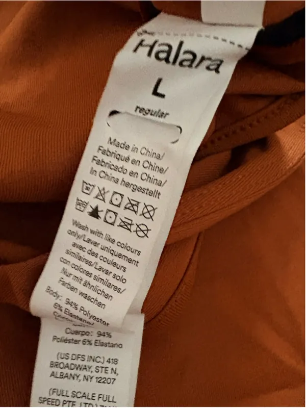 Halara U-Back Sleeveless Wide Leg Casual Jumpsuit Size L Regular Terracotta NWOT - Image 8