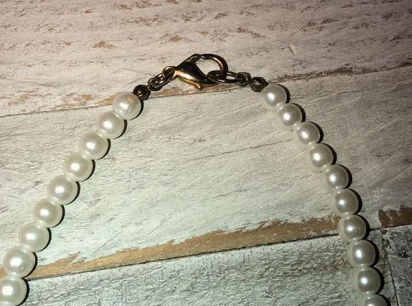 Faux Pear Diamond Necklace - Image 3