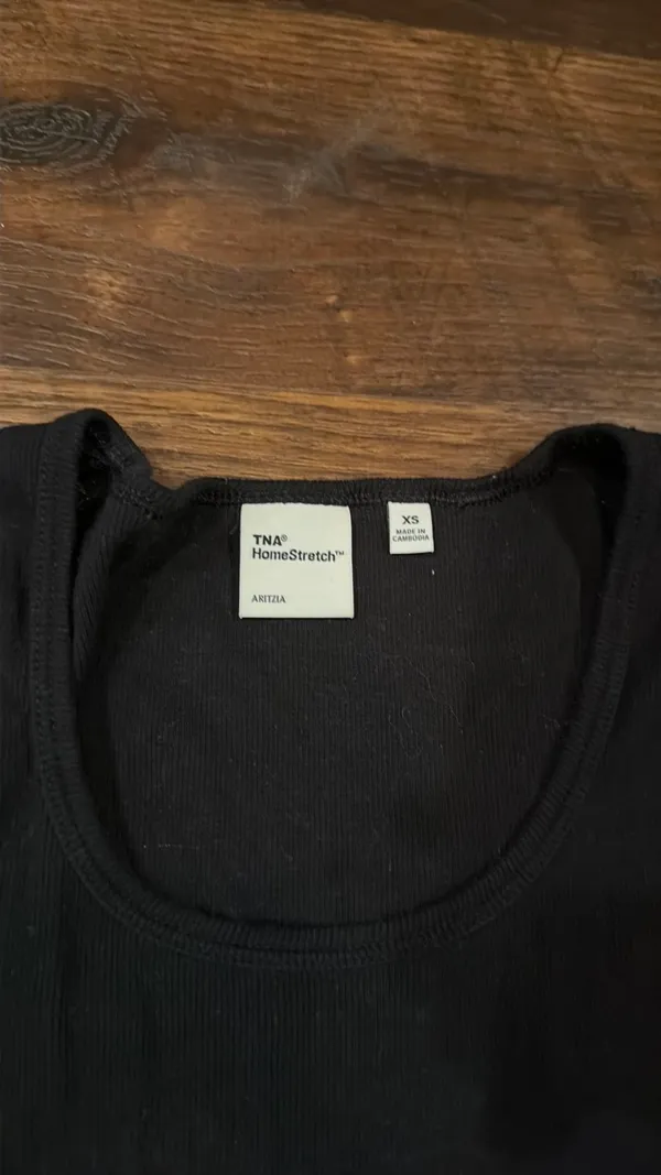 Aritzia Long Sleeve TNA Homestretch Black XS - Image 3