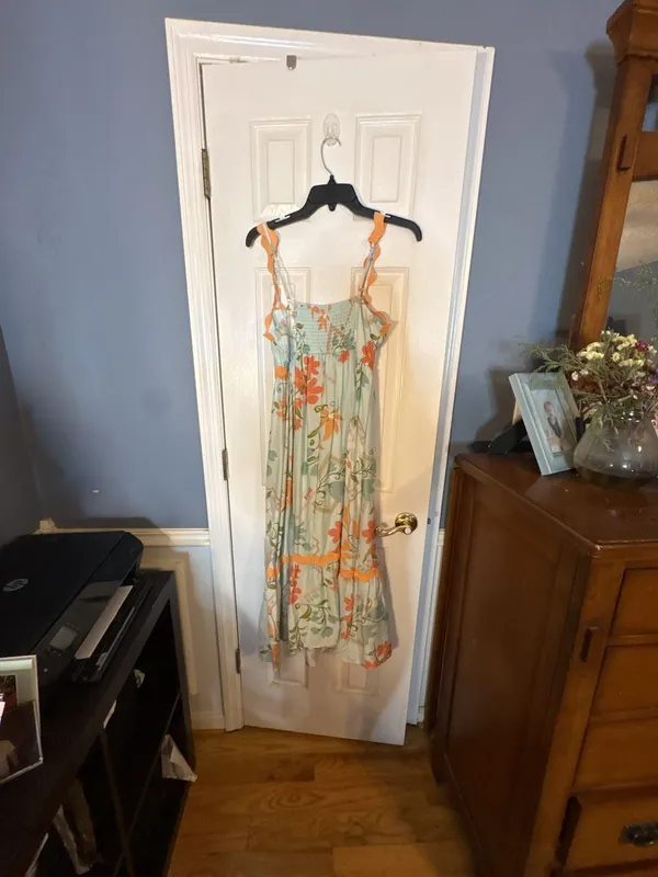 Blu Pepper Floral Midi Dress Size M - Image 4