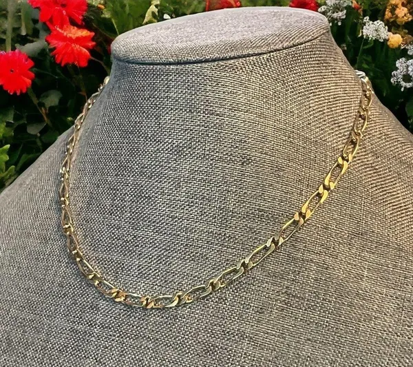 Vintage Figaro link chain necklace - Image 2
