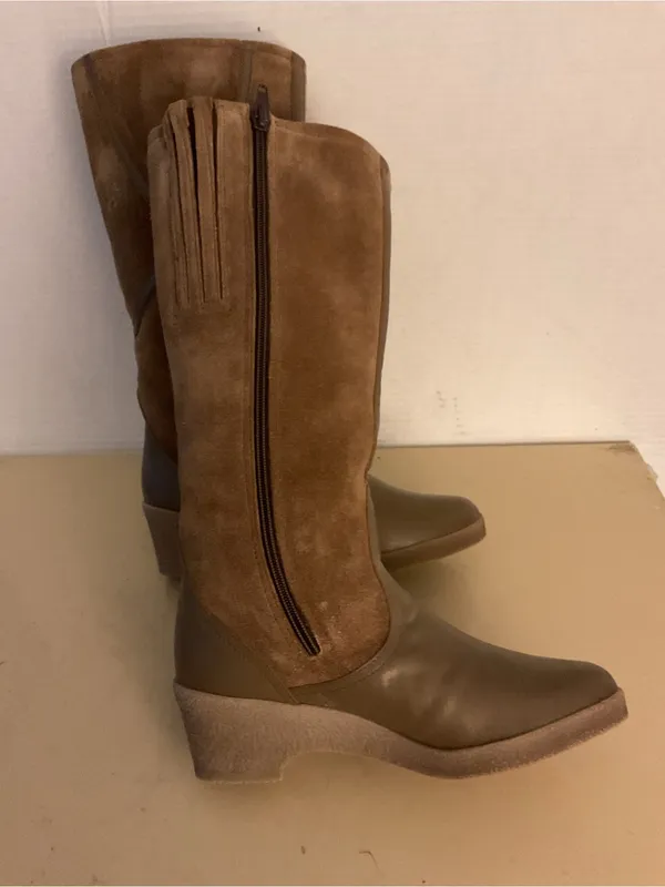 Pajar women Suede & Leather waterproof knee high Boots US 6 - Image 4