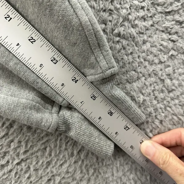 Lululemon Scuba Oversized Half Zip Hoodie Heathered Core Medium Grey W XS Small - Image 8