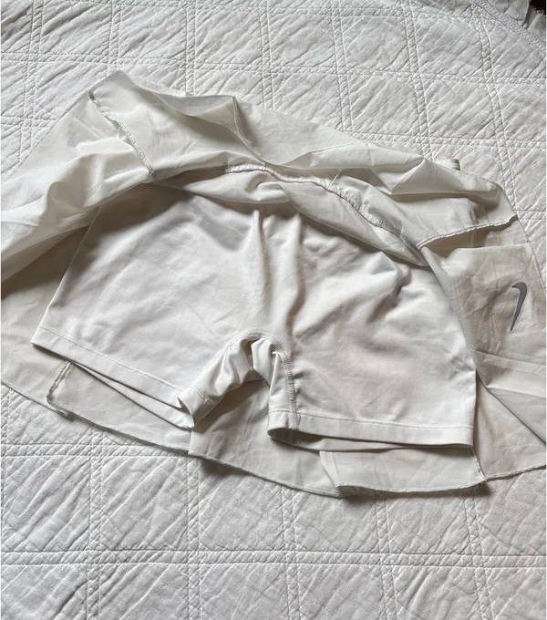 Aerie OFFLINE White Crossover Flowy Athletic Shorts - Image 3