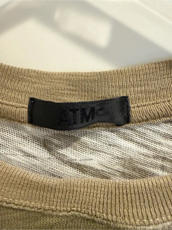 ATM Anthony Thomas Melillo (ATM) Slub Jersey Camo Green Crewneck‎ Tee size XS - Image 3