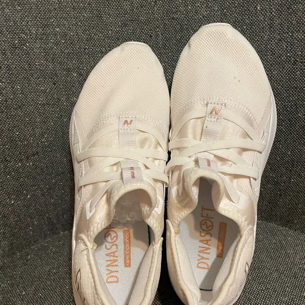 New Balance Adidas Women's Cream Sneakers - Image 4