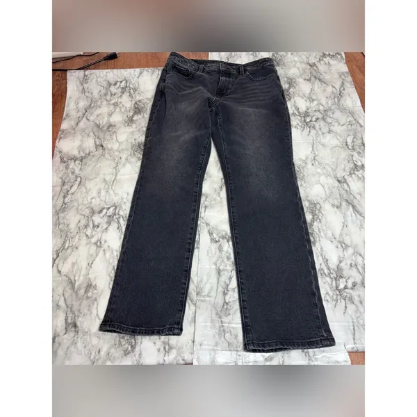 American Eagle Outfitters Black Denim Skinny Jeans high rise size 8 casual - Image 6
