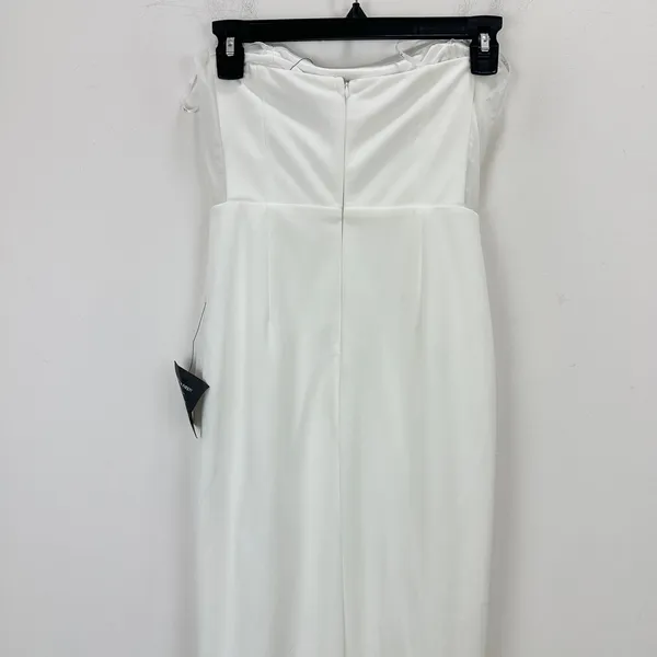 Lulus Loving the Feeling White Strapless Bodycon Midi Dress Cocktail XS NWT - Image 12