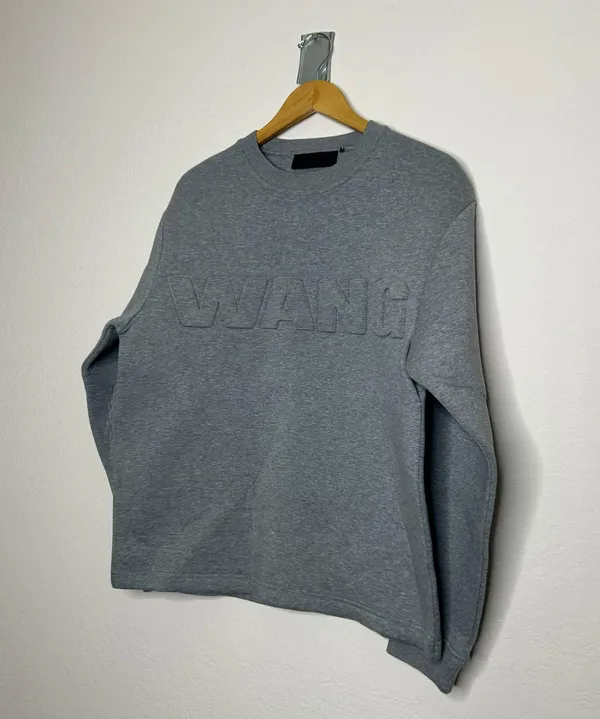 X H&M Wang Grey Crewneck - Image 3