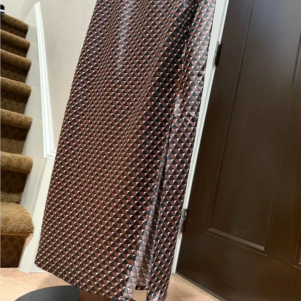 Banana Republic Brown Strappy Midi Dress w Slit - Image 2