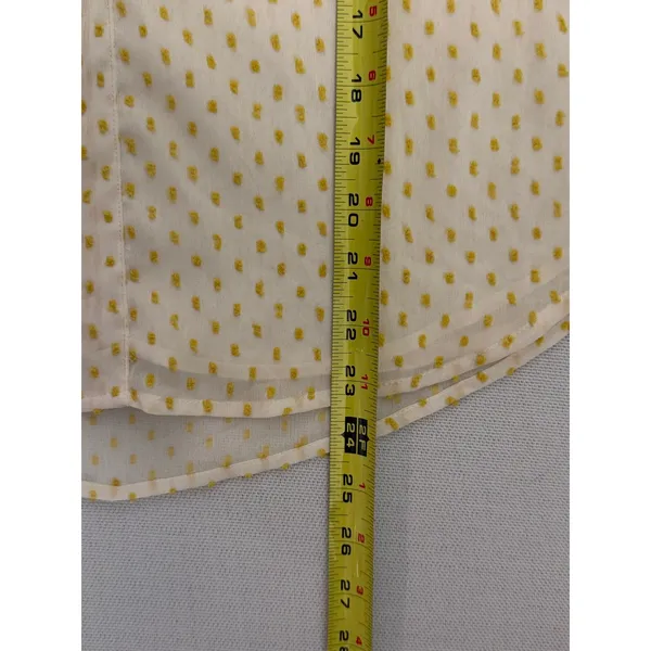Ann‎ Taylor Polka Dotted Blouse size MP - Image 5