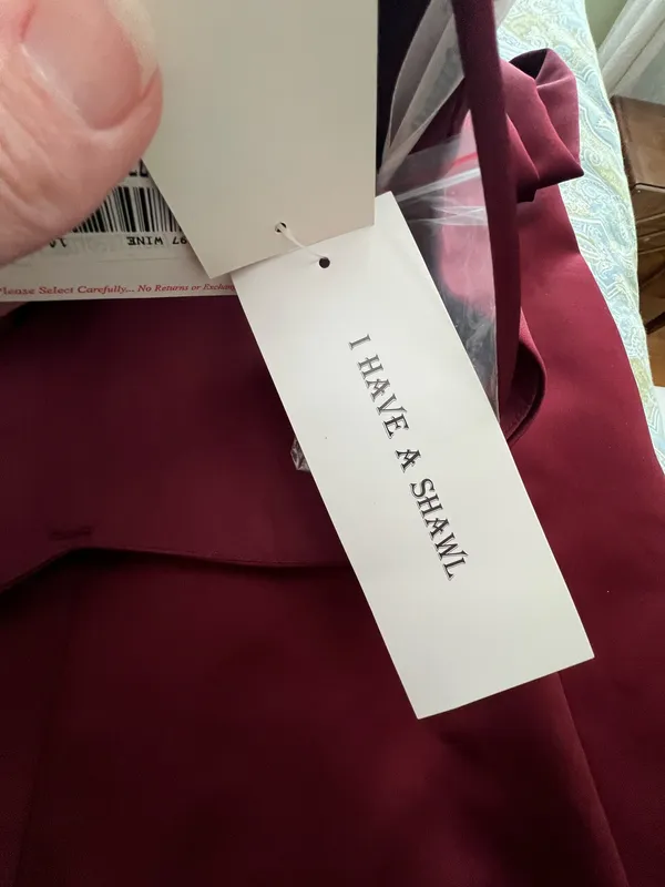 David’s Bridal Burgundy Dress - Image 15