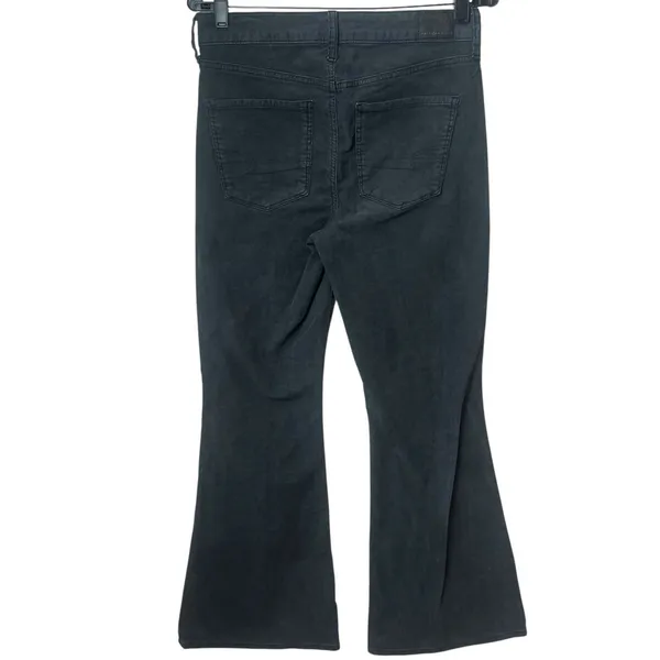 American Eagle Super Hi-Rise Flare Corduroy‎ Button Fly Retro Chic Rodeo 6 - Image 5