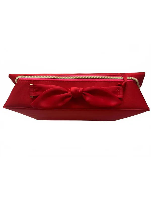 Estée Lauder Makeup Cosmetic Bag Train Travel Case Red 2021 Holiday NWOT - Image 3