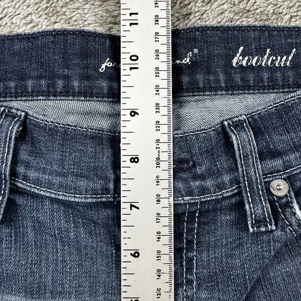 7 For All Mankind Bootcut Denim Jeans Women's 29 - Image 6