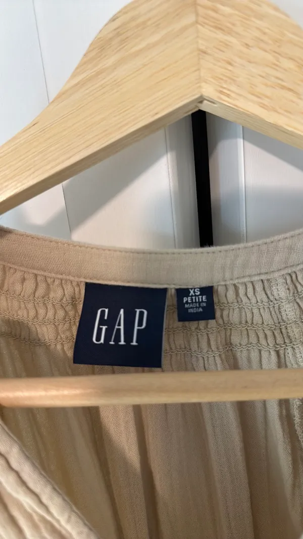 Gap Crinkle Gauze Tiered Mini Dress - Image 2