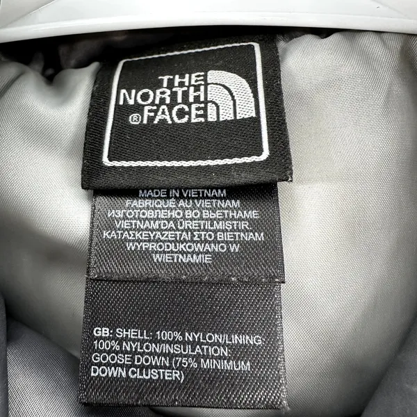 The North Face 550 Aconcagua Jacket Down Puffer Winter Snow Zip Up Pache Gray M - Image 4