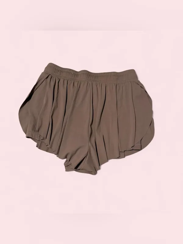 JoyLab Taupe Brown Athletic Shorts with Drawstring - Image 2
