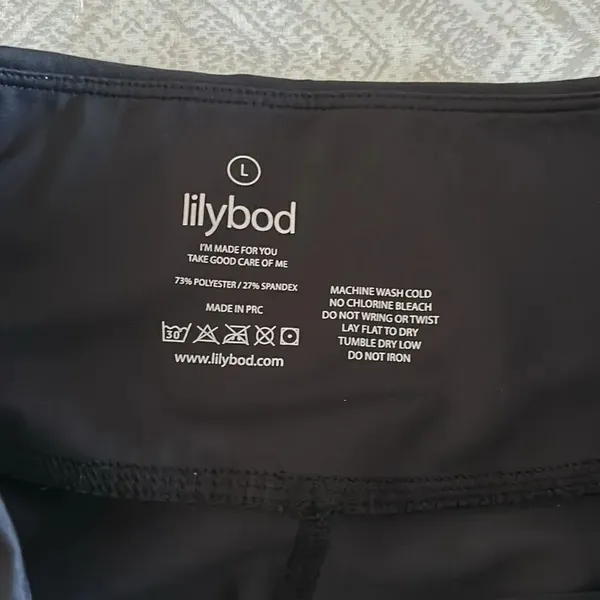 Lilybod Black Women’s Leggings - Dakota Mono Racer - Image 4