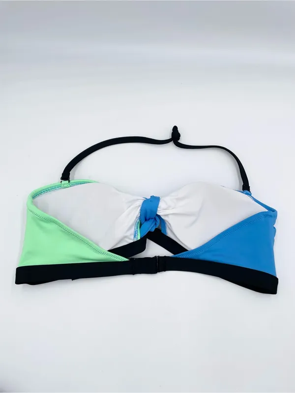 Victoria's Secret PINK Lightly Lined Bandeau High Waisted Mini Bikini Size Large - Image 5