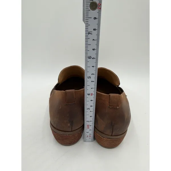 Kork-Ease Women's Brown Leather Cap Toe Brogue Slip-On Ankle Boots Size‎ 7 - Image 5