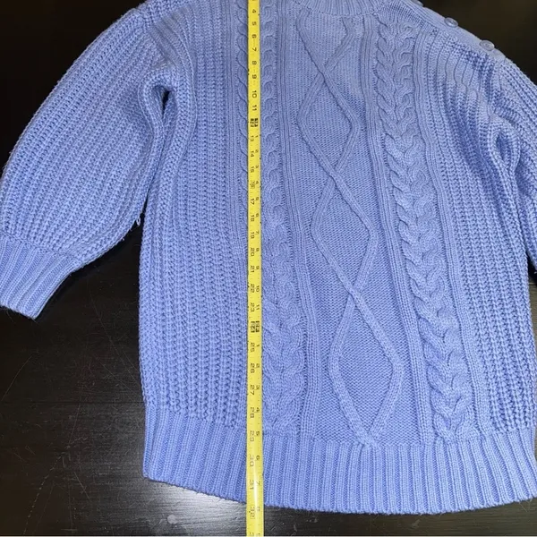 Lillusory‎ Blue Knit Sweater - Image 3