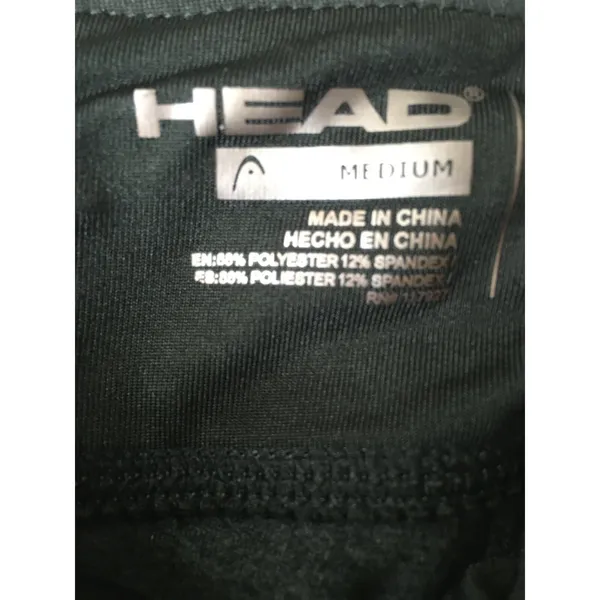 HEAD Tight Fit Grey/Black Athlesiure Leggings Women Size M - Image 5