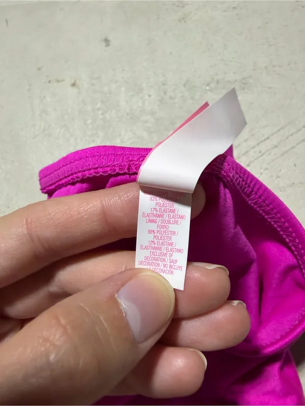 Victoria’s secret Women's Pink Bikini Bottom swim small - Image 8