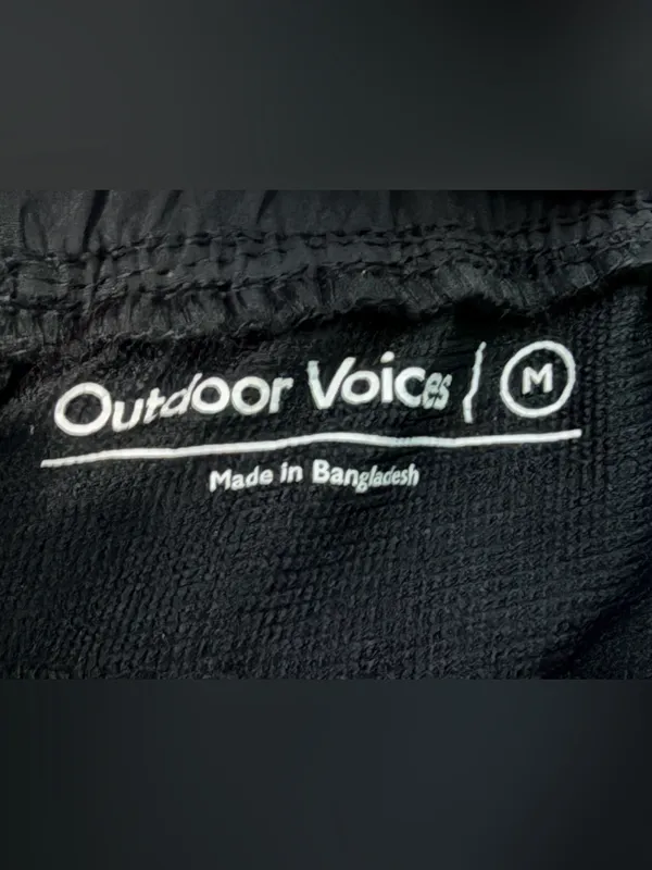 Outdoor Voices Women's RecTrek Shorts size Medium black - Image 8
