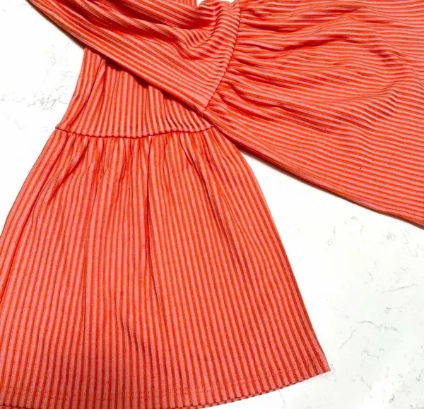Urban Outfitters Ribbed Ruffle 2-Piece Set - Off-The-Shoulder & Flare Pants - Image 4