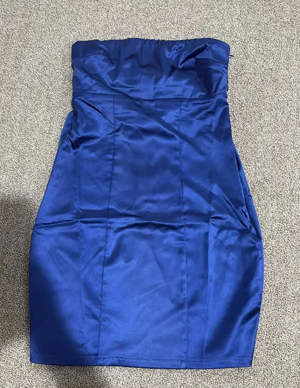 Hello Molly Mini Dress Blue  - Image 2