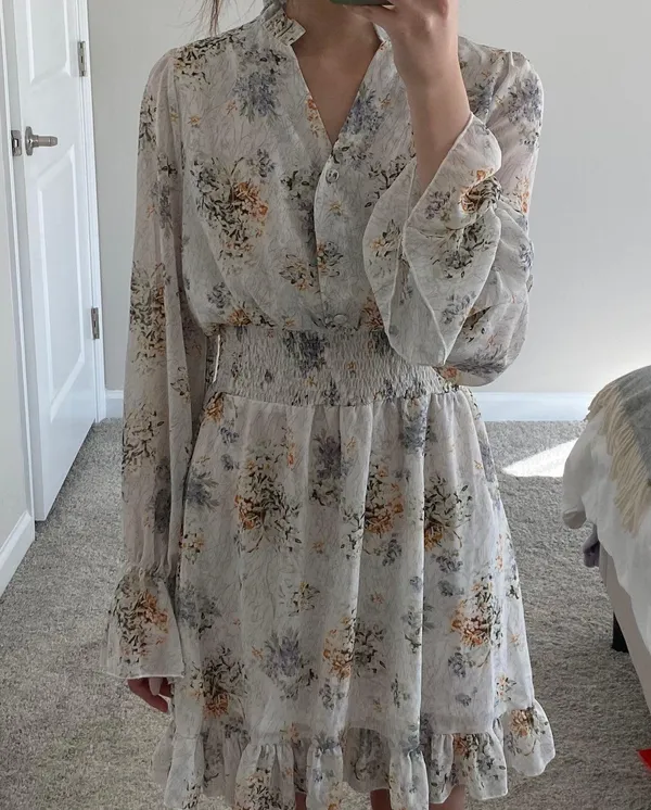 Yesstyle Floral Dress Multi - Image 3