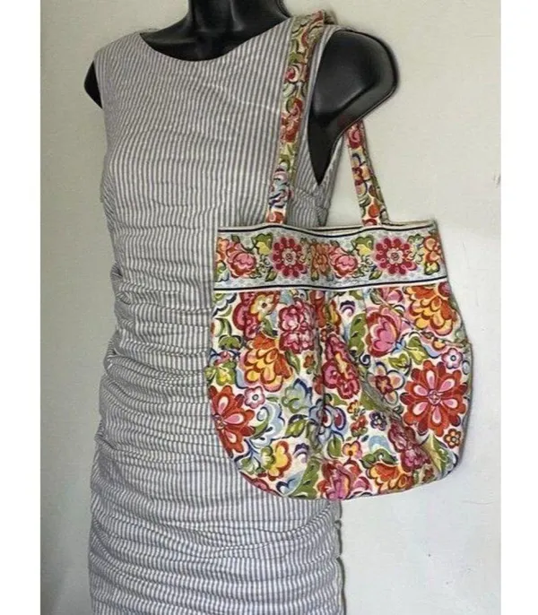 Vera Bradley Bag Small Msrp Multicolor Tote - Image 5