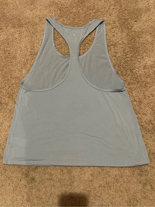 Athleta Light Blue Racerback Tank Top - Image 2