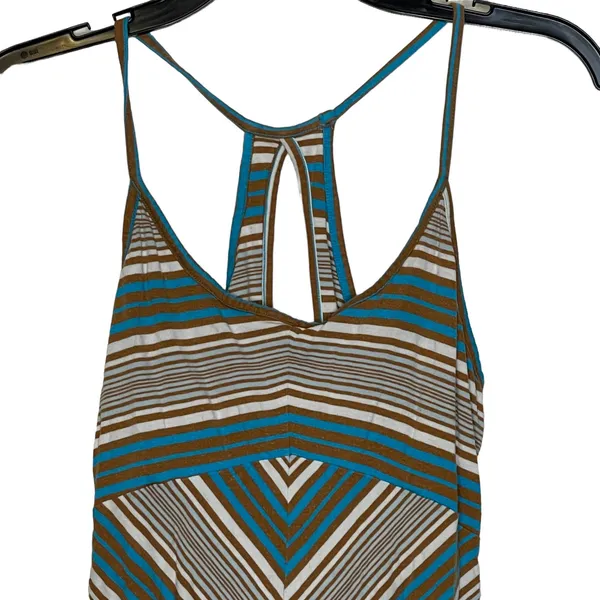 Patagonia Women's Spright Dress Small Chevron Racerback Tencel‎ Organic Cotton - Image 2