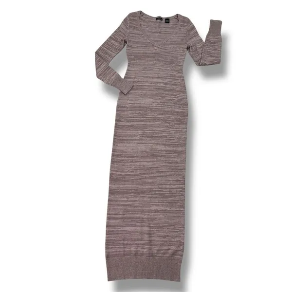 Victoria's Secret Moda International Knit Sweater Maxi Dress Mauve Pink‎ Small - Image 12