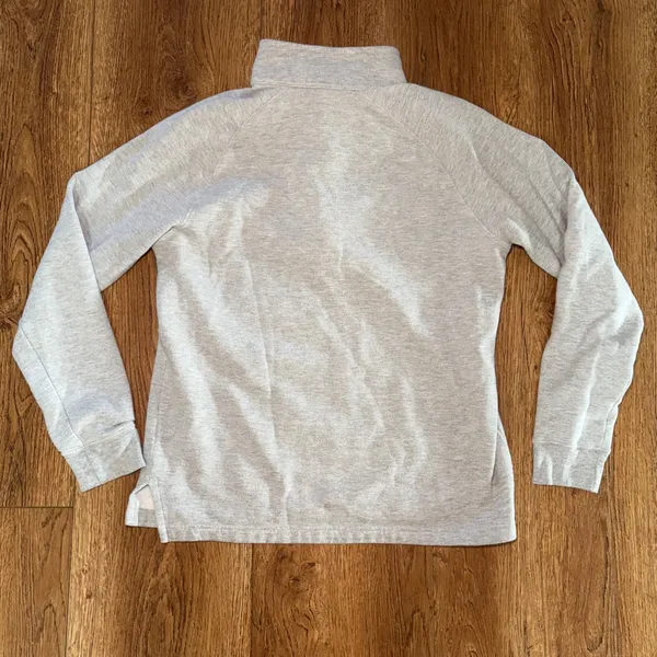 Gear For Sports Notre Dame Fighting Irish Quarter Zip Sweatshirt Gray Womens M - Image 9