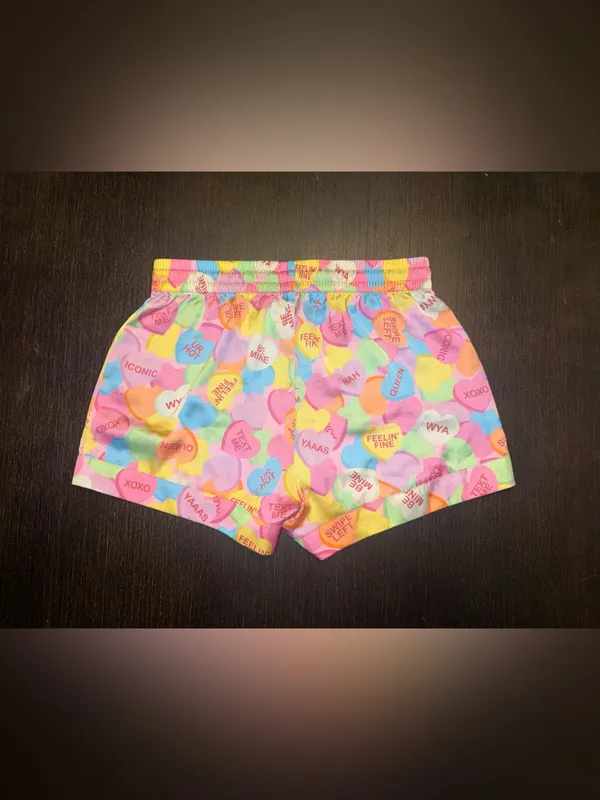 Show me your MuMu PJ shorts Sweetheart Candy Print Lounge Shorts - Pastel Multi - Image 3
