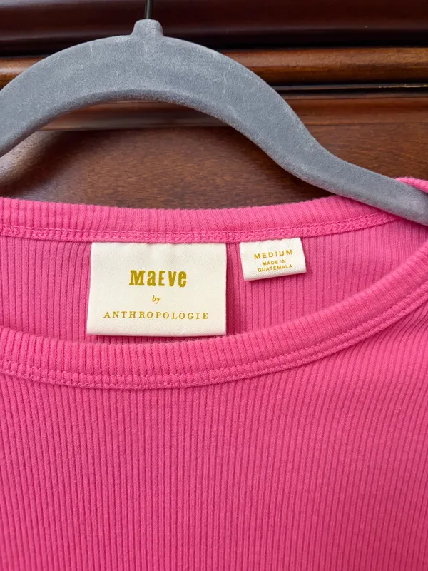 Anthropologie Pink tee - Image 3