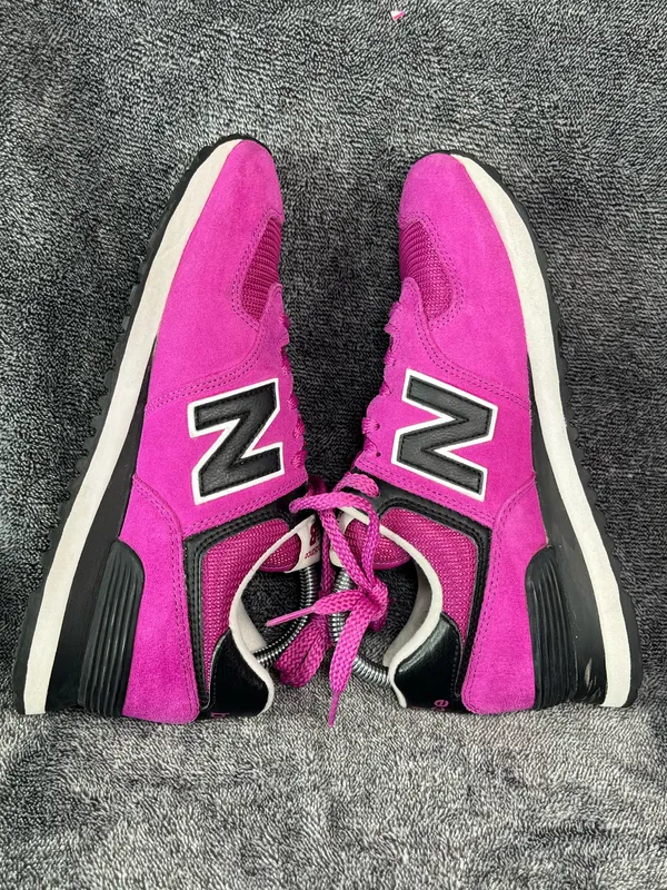 New Balance 574 Classic Women's Size 8 Magenta Pink Purple Suede WL574LSC⁠ - Image 6
