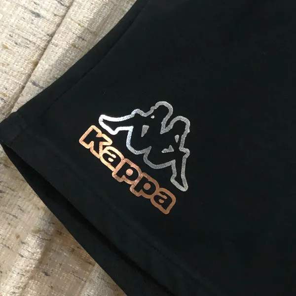 Kappa Black Sweat Shorts  - Image 4