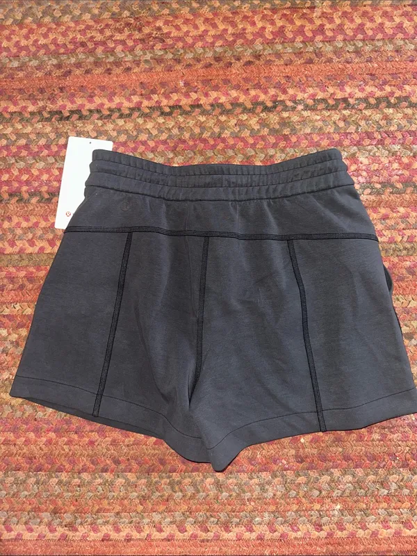 Nwt Lululemon Black Softstreme High Rise Shorts - Image 4