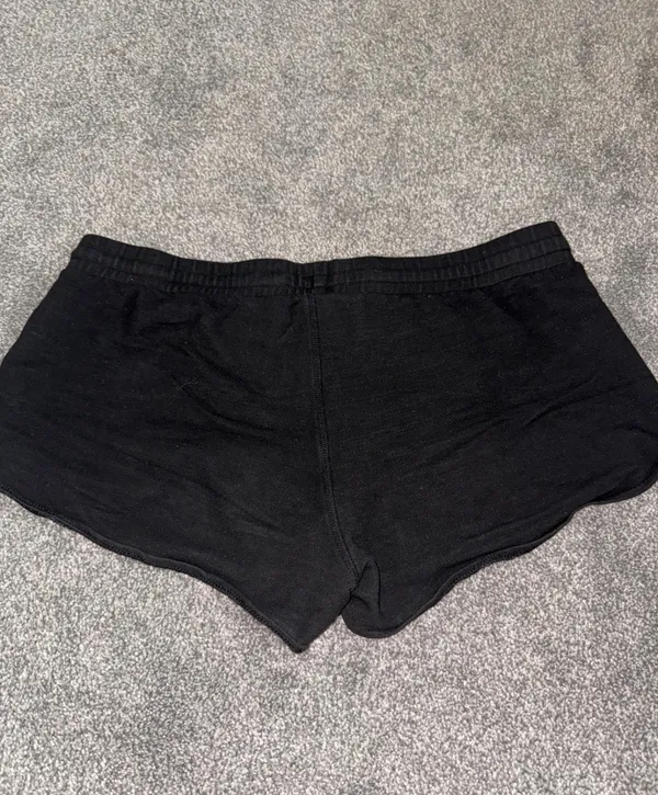 Black Drawstring Shorts Size L - Image 2