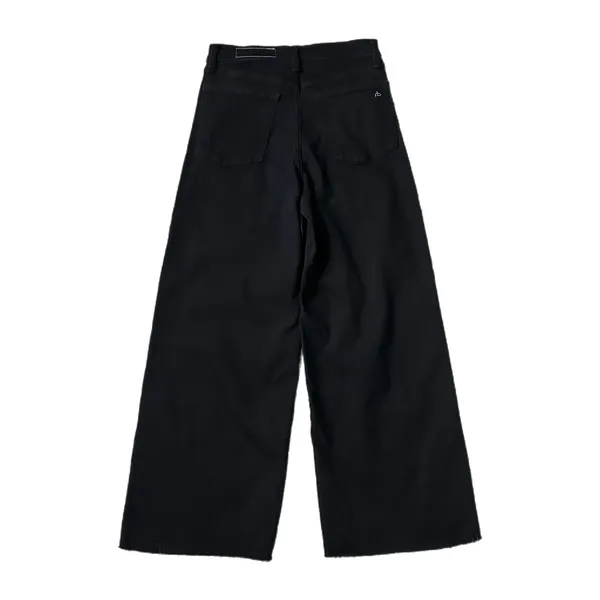 Rag & Bone Serena Full Length Wide Leg Jeans Raw Hem Size 27 - Image 4