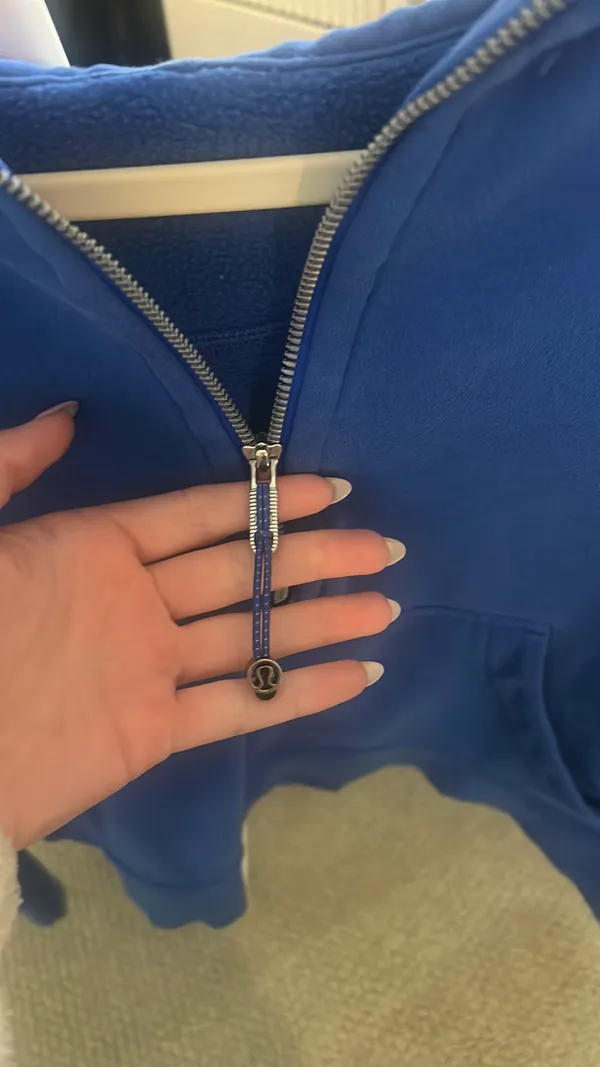 Lululemon Blue Scuba Half-Zip - Image 6