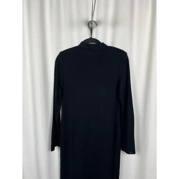 Misook Black Shift Long Sleeve Midi Dress Sz.XS - Image 8
