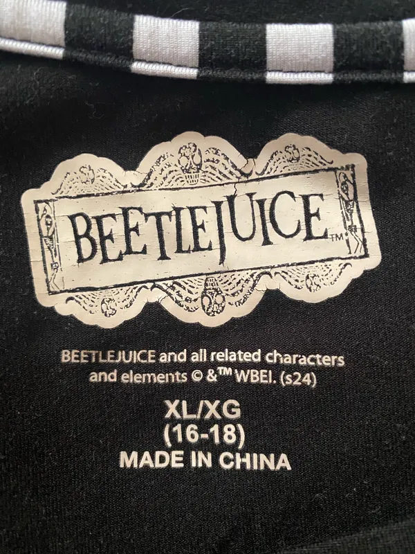 Beetlejuice Chibi Nightgown Sleep Shirt - Image 5